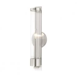 Castleton 1 Light Brushed Nickel ADA Single Sconce by Livex Lighting