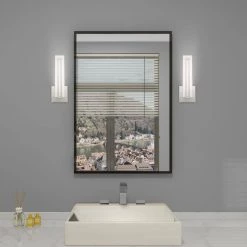 Fulton LED Light Brushed Nickel ADA Wall Sconce by Livex Lighting -Livex Lighting shop brushed nickel livex lighting vanity lighting 10190 91 40 1000
