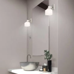 Aragon 1 Light Brushed Nickel Wall Sconce by Livex Lighting -Livex Lighting shop brushed nickel livex lighting vanity lighting 10281 91 a0 1000