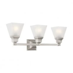 Mission 3 Light Brushed Nickel Bath Vanity by Livex Lighting 11 Mission 3 Light Brushed Nickel Bath Vanity by Livex Lighting -Livex Lighting shop brushed nickel livex lighting vanity lighting 1033 91 44 1000