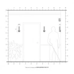 Visby LED Light Brushed Nickel ADA Wall Sconce by Livex Lighting -Livex Lighting shop brushed nickel livex lighting vanity lighting 10351 91 77 1000