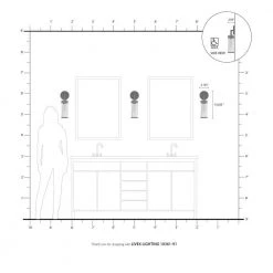 Hillcrest 1 Light Brushed Nickel ADA Wall Sconce by Livex Lighting -Livex Lighting shop brushed nickel livex lighting vanity lighting 10361 91 77 1000