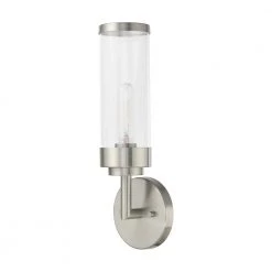 Hillcrest 1 Light Brushed Nickel ADA Wall Sconce by Livex Lighting -Livex Lighting shop brushed nickel livex lighting vanity lighting 10361 91 c3 1000