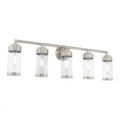 Hillcrest 5 Light Brushed Nickel Bath Vanity by Livex Lighting -Livex Lighting shop brushed nickel livex lighting vanity lighting 10365 91 fa 1000