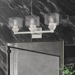Aragon 3 Light Brushed Nickel Bath Vanity by Livex Lighting -Livex Lighting shop brushed nickel livex lighting vanity lighting 10383 91 40 1000