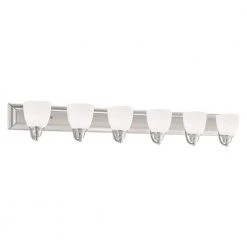Springfield 6 Light Brushed Nickel Bath Vanity by Livex Lighting
