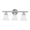 Neptune 3 Light Brushed Nickel Bath Vanity by Livex Lighting