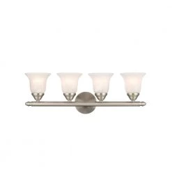 Neptune 4 Light Brushed Nickel Bath Vanity by Livex Lighting