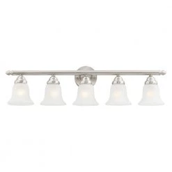 Neptune 5 Light Brushed Nickel Bath Vanity Light by Livex Lighting -Livex Lighting shop brushed nickel livex lighting vanity lighting 1065 91 4f 1000
