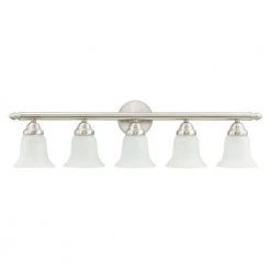 Neptune 5 Light Brushed Nickel Bath Vanity Light by Livex Lighting -Livex Lighting shop brushed nickel livex lighting vanity lighting 1065 91 c3 1000