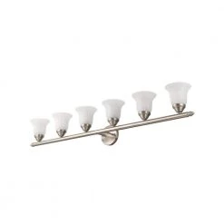 Neptune 6 Light Brushed Nickel Bath Vanity by Livex Lighting -Livex Lighting shop brushed nickel livex lighting vanity lighting 1066 91 1f 1000