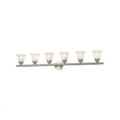 Neptune 6 Light Brushed Nickel Bath Vanity by Livex Lighting
