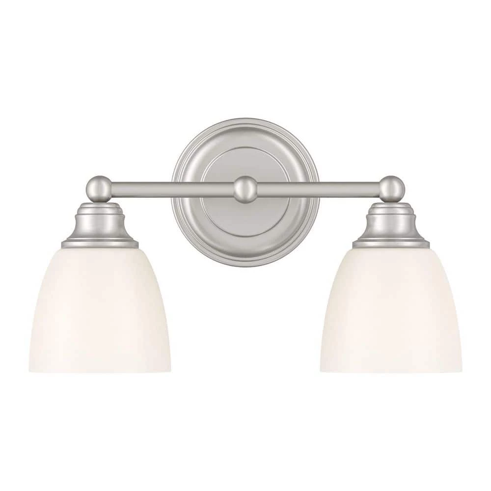Somerville 2 Light Brushed Nickel Bath Vanity Light by Livex Lighting 1 Somerville 2 Light Brushed Nickel Bath Vanity Light by Livex Lighting