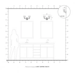 Somerville 2 Light Brushed Nickel Bath Vanity Light by Livex Lighting 18 Somerville 2 Light Brushed Nickel Bath Vanity Light by Livex Lighting -Livex Lighting shop brushed nickel livex lighting vanity lighting 13662 91 77 1000