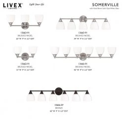 Somerville 2 Light Brushed Nickel Bath Vanity Light by Livex Lighting 23 Somerville 2 Light Brushed Nickel Bath Vanity Light by Livex Lighting -Livex Lighting shop brushed nickel livex lighting vanity lighting 13662 91 d4 1000