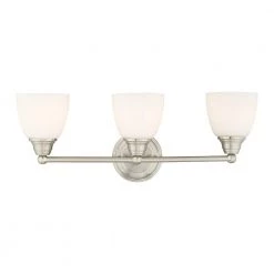 Somerville 3 Light Brushed Nickel Bath Vanity Light by Livex Lighting