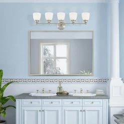 Somerville 5 Light Brushed Nickel Bath Vanity by Livex Lighting -Livex Lighting shop brushed nickel livex lighting vanity lighting 13665 91 1d 1000