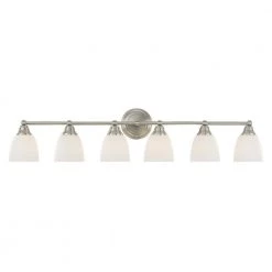 Somerville 6 Light Brushed Nickel Bath Vanity by Livex Lighting -Livex Lighting shop brushed nickel livex lighting vanity lighting 13666 91 44 1000