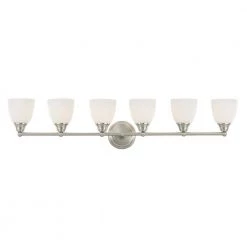 Somerville 6 Light Brushed Nickel Bath Vanity by Livex Lighting