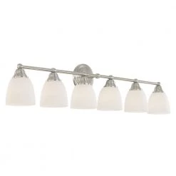 Somerville 6 Light Brushed Nickel Bath Vanity by Livex Lighting -Livex Lighting shop brushed nickel livex lighting vanity lighting 13666 91 76 1000