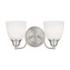 Somerville 2 Light Brushed Nickel Bath Vanity Light by Livex Lighting