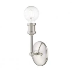 Lansdale 1-Light Brushed Nickel ADA Wall Sconce by Livex Lighting
