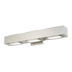 Kimball LED Brushed Nickel ADA Bath Vanity Light Bar by Livex Lighting -Livex Lighting shop brushed nickel livex lighting vanity lighting 14853 91 1f 1000