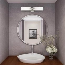 Aero 2 Light Brushed Nickel ADA Vanity Sconce by Livex Lighting -Livex Lighting shop brushed nickel livex lighting vanity lighting 15072 91 40 1000