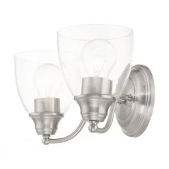 Montgomery 2 Light Brushed Nickel Vanity Sconce by Livex Lighting -Livex Lighting shop brushed nickel livex lighting vanity lighting 15132 91 1f 1000