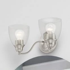 Montgomery 2 Light Brushed Nickel Vanity Sconce by Livex Lighting -Livex Lighting shop brushed nickel livex lighting vanity lighting 15132 91 a0 1000