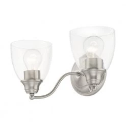 Montgomery 2 Light Brushed Nickel Vanity Sconce by Livex Lighting -Livex Lighting shop brushed nickel livex lighting vanity lighting 15132 91 fa 1000