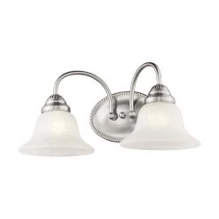 Edgemont 2 Light Brushed Nickel Bath Vanity by Livex Lighting -Livex Lighting shop brushed nickel livex lighting vanity lighting 1532 91 76 1000