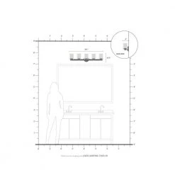 Manhattan 5 Light Brushed Nickel Bath Vanity by Livex Lighting -Livex Lighting shop brushed nickel livex lighting vanity lighting 15455 91 77 1000
