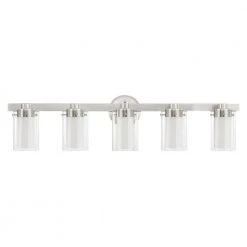 Manhattan 5 Light Brushed Nickel Bath Vanity by Livex Lighting -Livex Lighting shop brushed nickel livex lighting vanity lighting 15455 91 c3 1000