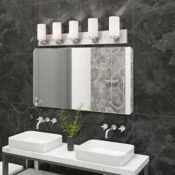 West Lake 5 Light Brushed Nickel Bath Vanity by Livex Lighting -Livex Lighting shop brushed nickel livex lighting vanity lighting 16375 91 a0 1000