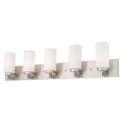 West Lake 5 Light Brushed Nickel Bath Vanity by Livex Lighting -Livex Lighting shop brushed nickel livex lighting vanity lighting 16375 91 fa 1000