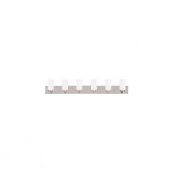 West Lake 6 Light Brushed Nickel Bath Vanity by Livex Lighting