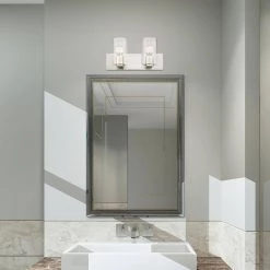 Zurich 2 Light Brushed Nickel Vanity Sconce by Livex Lighting -Livex Lighting shop brushed nickel livex lighting vanity lighting 16552 91 1d 1000