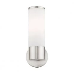 Lindale 1 Light Brushed Nickel ADA Vanity Sconce by Livex Lighting 21 Lindale 1 Light Brushed Nickel ADA Vanity Sconce by Livex Lighting -Livex Lighting shop brushed nickel livex lighting vanity lighting 16561 91 c3 1000