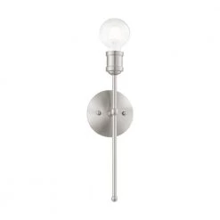 Lansdale 1 Light Brushed Nickel Sconce by Livex Lighting 17 Lansdale 1 Light Brushed Nickel Sconce by Livex Lighting -Livex Lighting shop brushed nickel livex lighting vanity lighting 16711 91 4f 1000