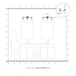 Lansdale 3 Light Brushed Nickel Vanity Sconce by Livex Lighting -Livex Lighting shop brushed nickel livex lighting vanity lighting 16713 91 77 1000