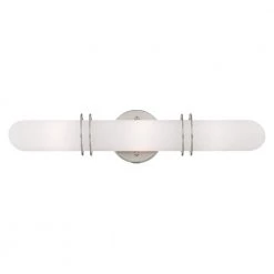 Pelham 3 Light Brushed Nickel Bath Vanity by Livex Lighting