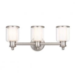 Middlebush 3 Light Brushed Nickel Bath Vanity by Livex Lighting
