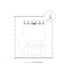 Middlebush 6 Light Brushed Nickel Vanity Sconce by Livex Lighting 17 Middlebush 6 Light Brushed Nickel Vanity Sconce by Livex Lighting -Livex Lighting shop brushed nickel livex lighting vanity lighting 40216 91 77 1000