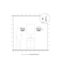 Clark 1 Light Brushed Nickel ADA Wall Sconce by Livex Lighting 19 Clark 1 Light Brushed Nickel ADA Wall Sconce by Livex Lighting -Livex Lighting shop brushed nickel livex lighting vanity lighting 41093 91 77 1000