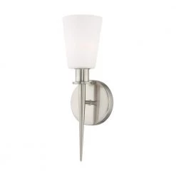 Witten 1 Light Brushed Nickel ADA Wall Sconce by Livex Lighting