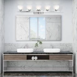 Somerset 5 Light Brushed Nickel Bath Vanity by Livex Lighting -Livex Lighting shop brushed nickel livex lighting vanity lighting 4205 91 40 1000
