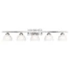 Somerset 5 Light Brushed Nickel Bath Vanity by Livex Lighting