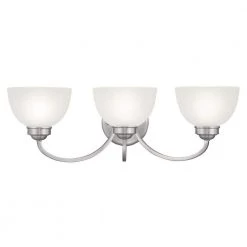 Somerset 3 Light Brushed Nickel Bath Vanity by Livex Lighting