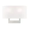 Hayworth 2-Light Brushed Nickel ADA Wall Sconce by Livex Lighting